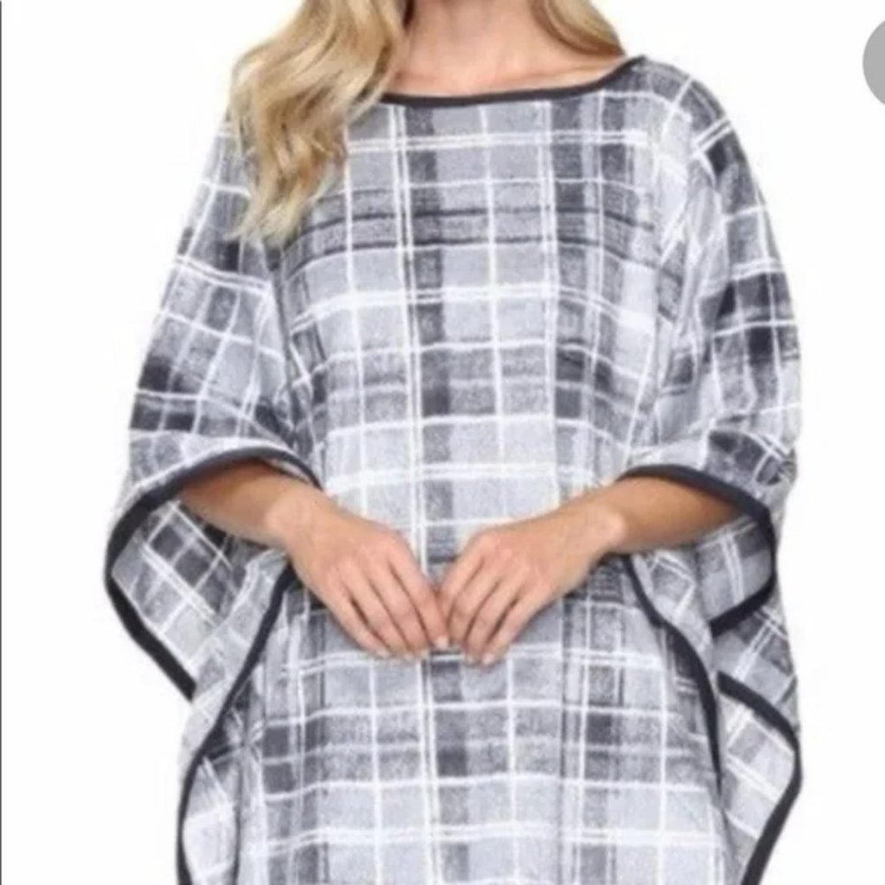 Donna Karen New York Ponch - OS - Gray/Black - SOFT